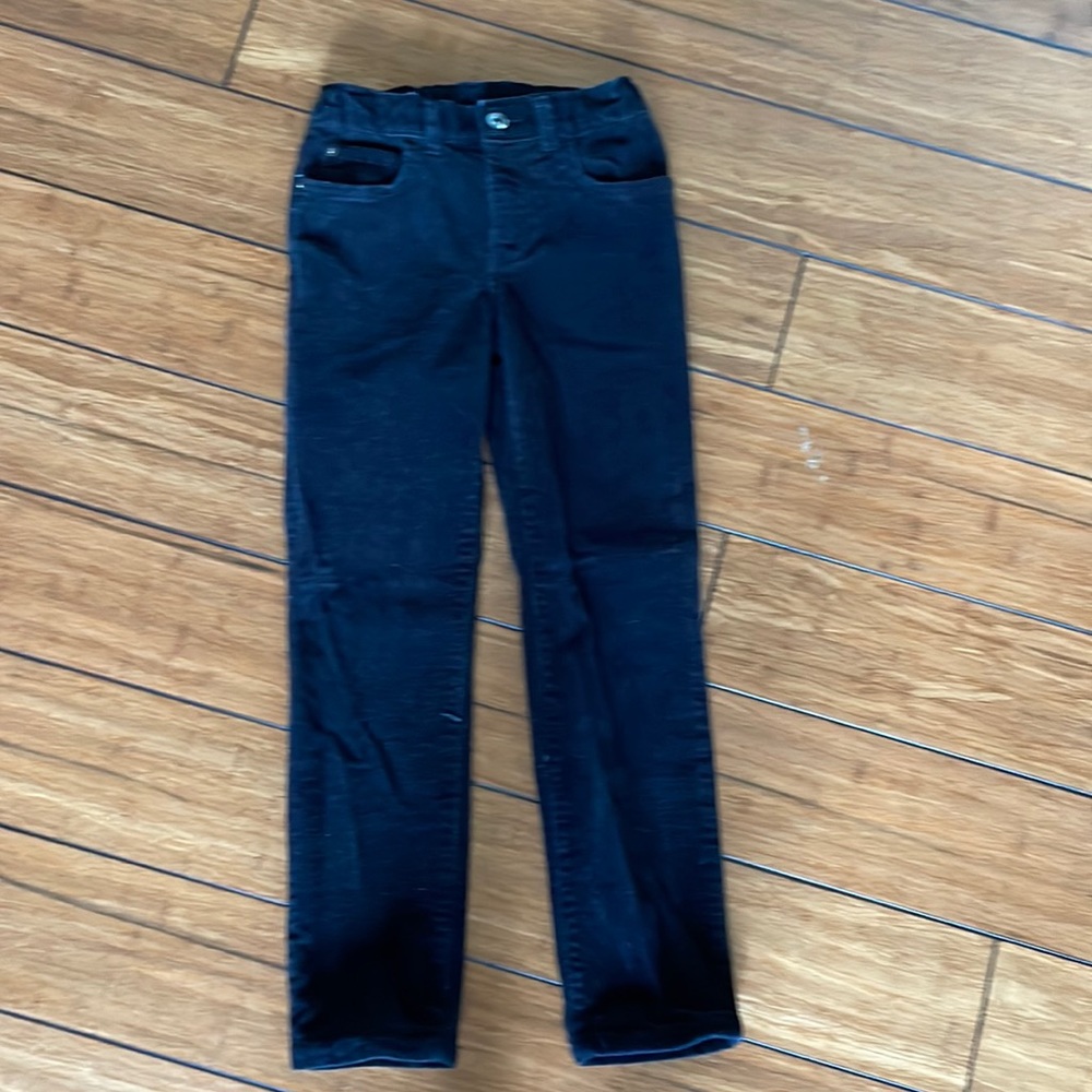 Children’s Place size 8 black cords.  Like new!